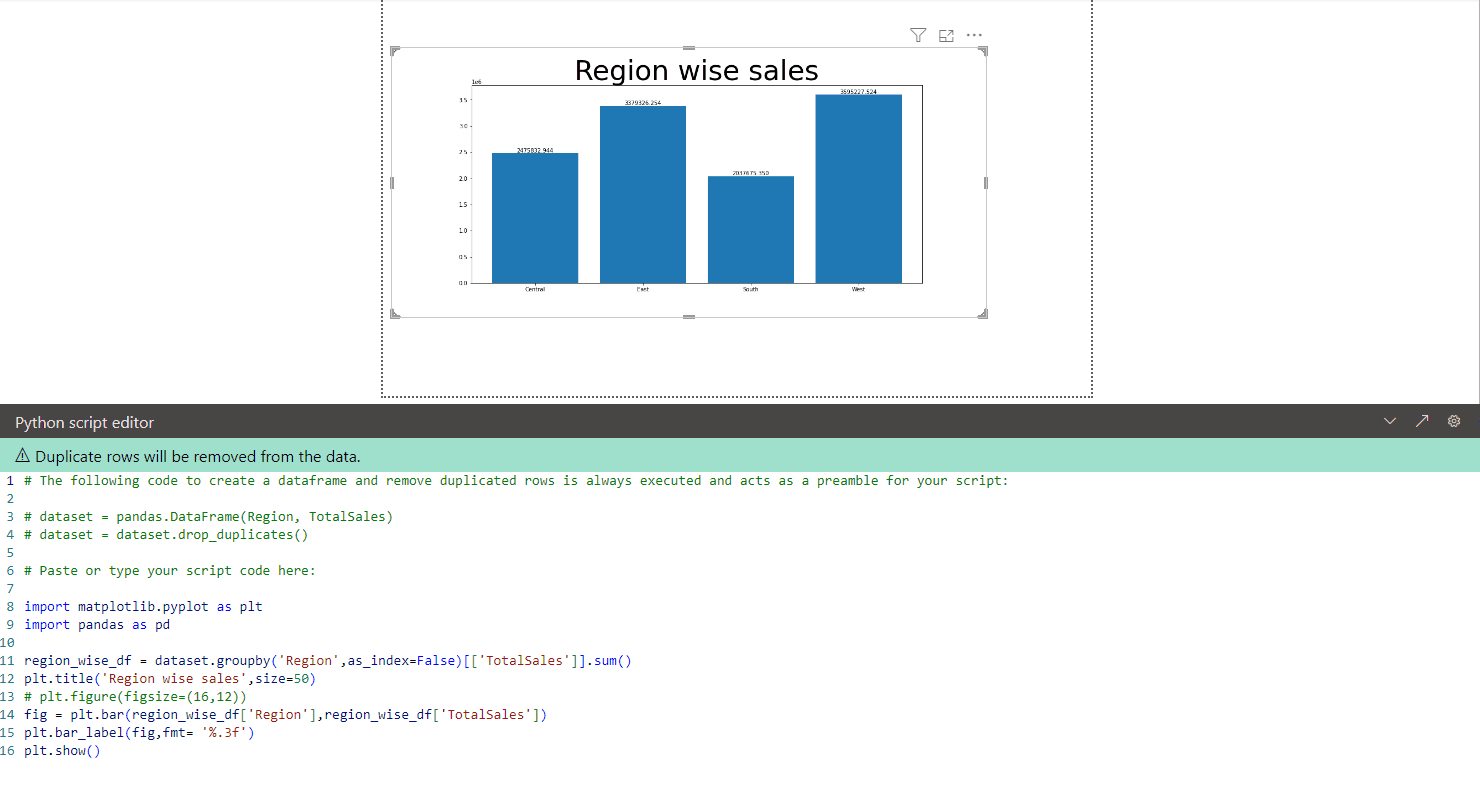 Python in Power BI